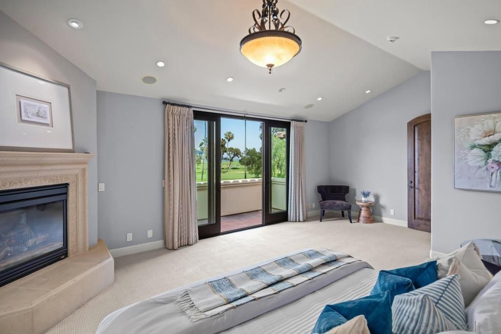 Bedroom, Fireplace, Interior, Recessed Lighting