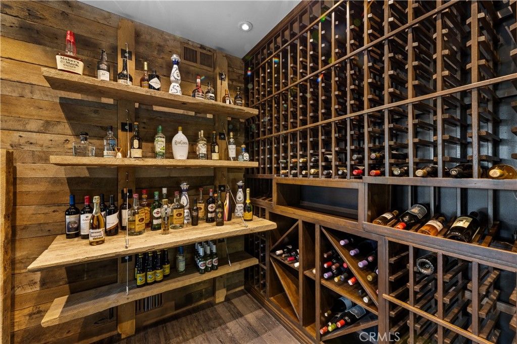 Interior, Wine Storage, Wood Texture Flooring, Wooden Walls