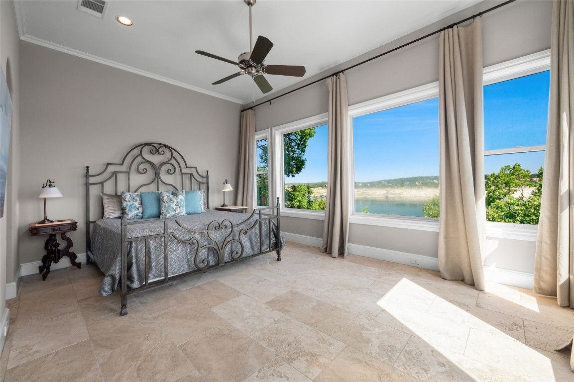 Bedroom, Interior, Recessed Lighting, Water