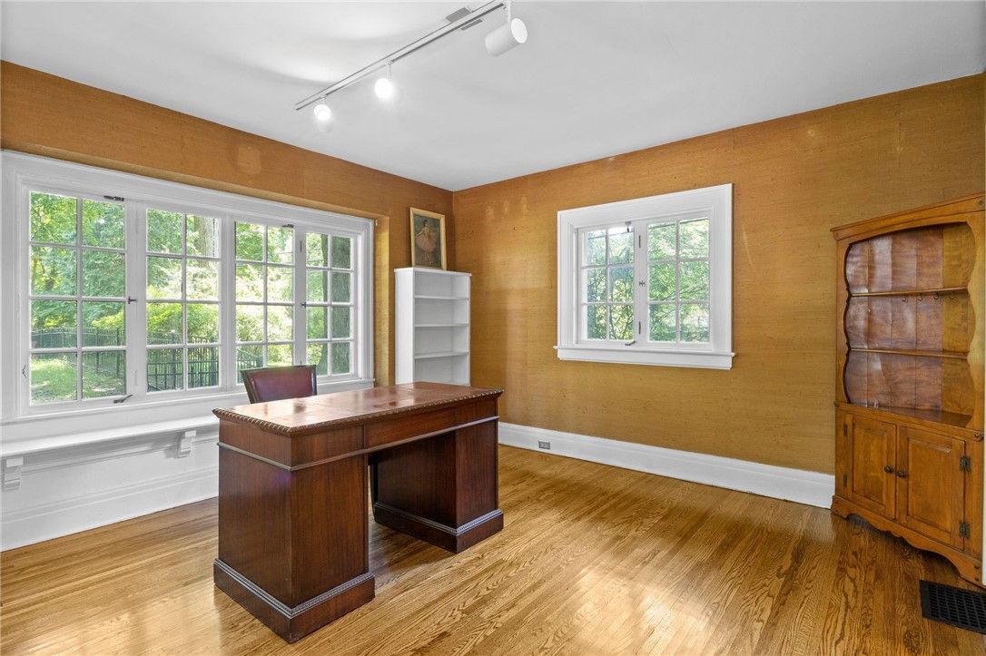 Home Office, Interior, Wood Texture Flooring