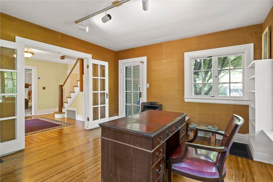 Home Office, Interior, Wood Texture Flooring