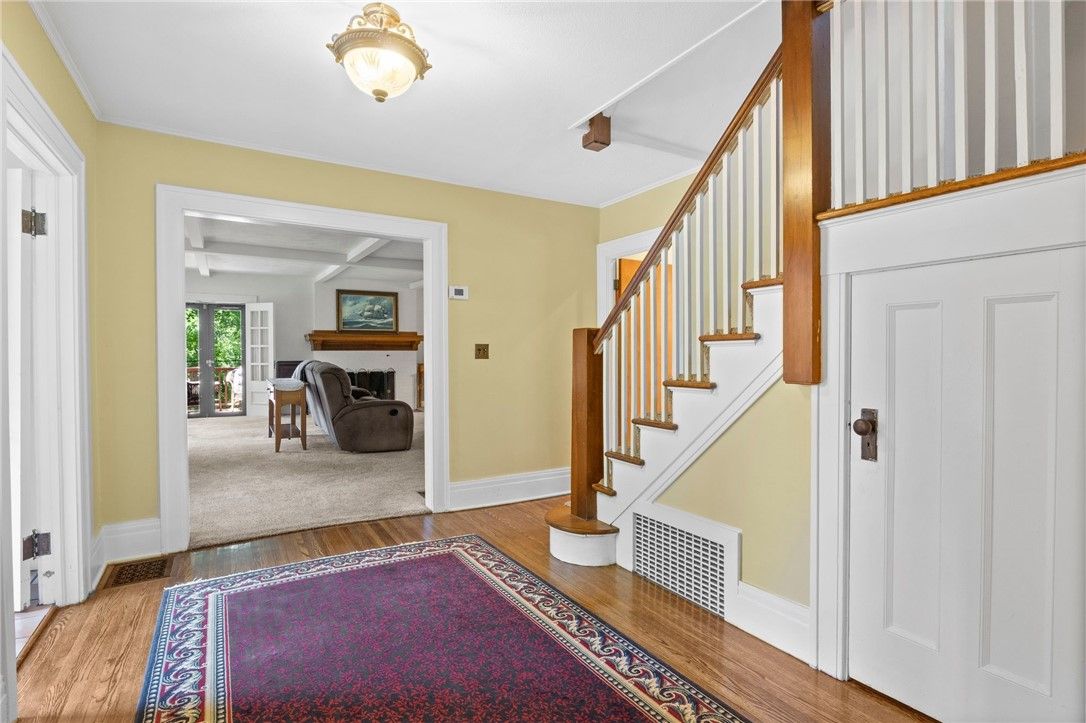 Fireplace, Interior, Wood Texture Flooring