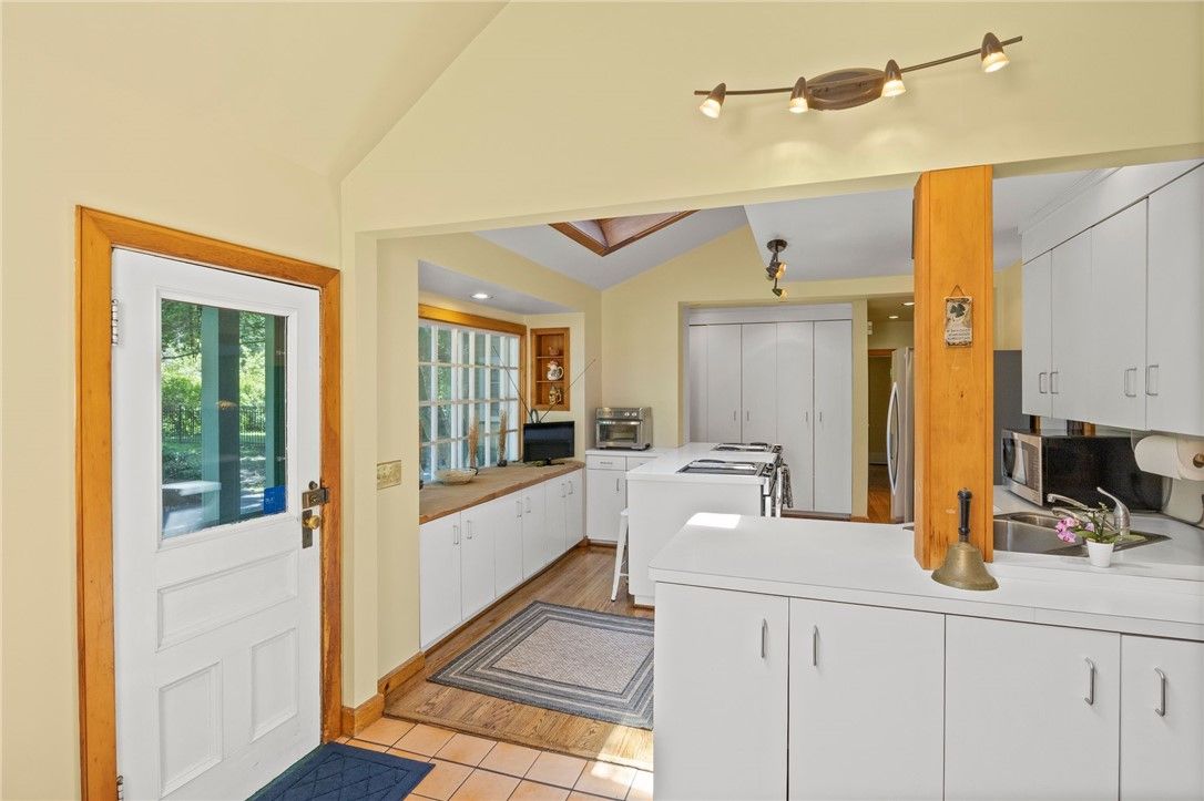 Interior, Kitchen, Wood Texture Flooring