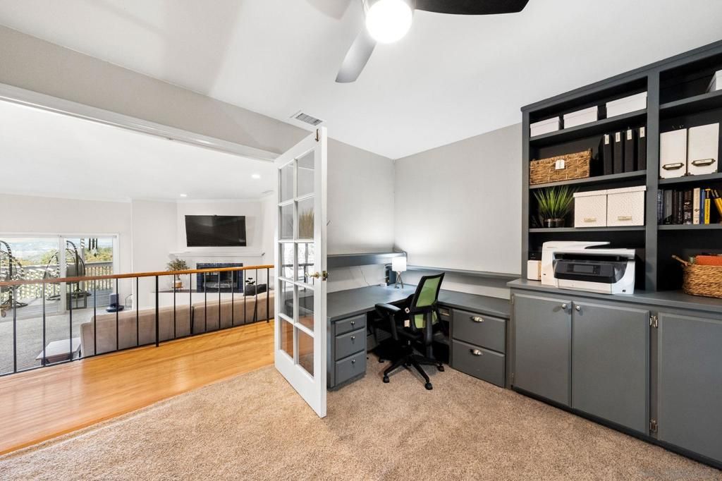 Home Office, Interior, Wood Texture Flooring