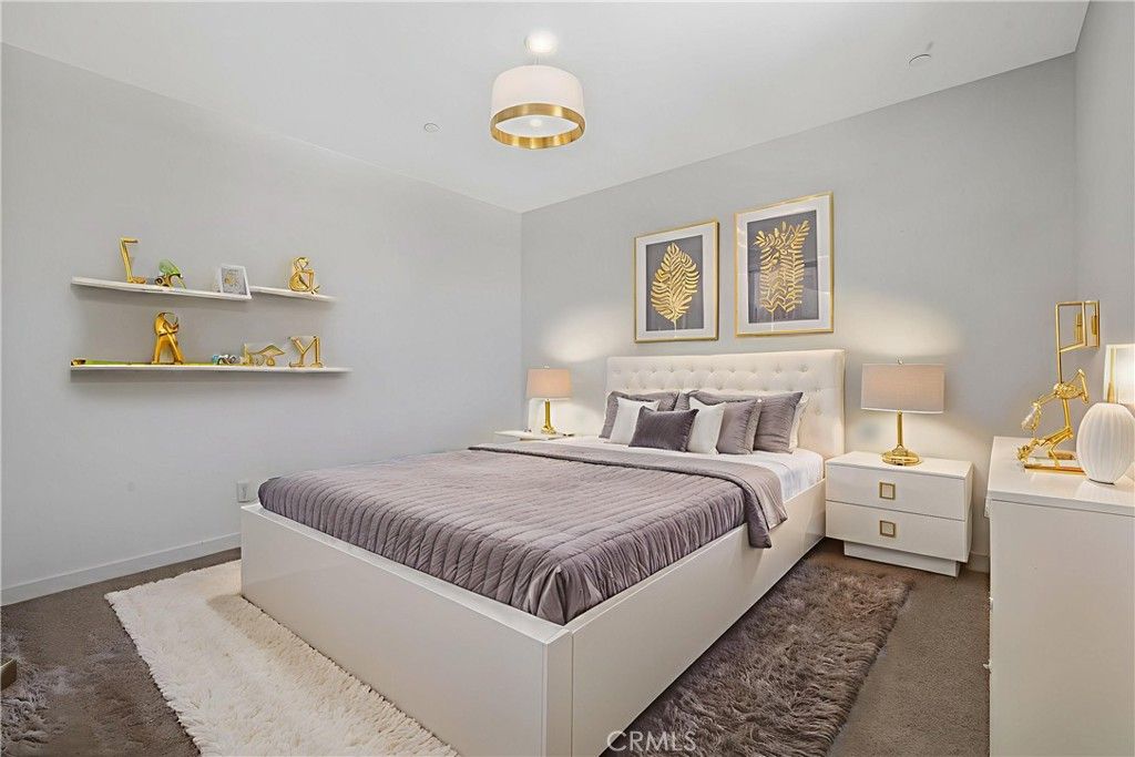 Bedroom, Interior, Pendant Lights, Recessed Lighting