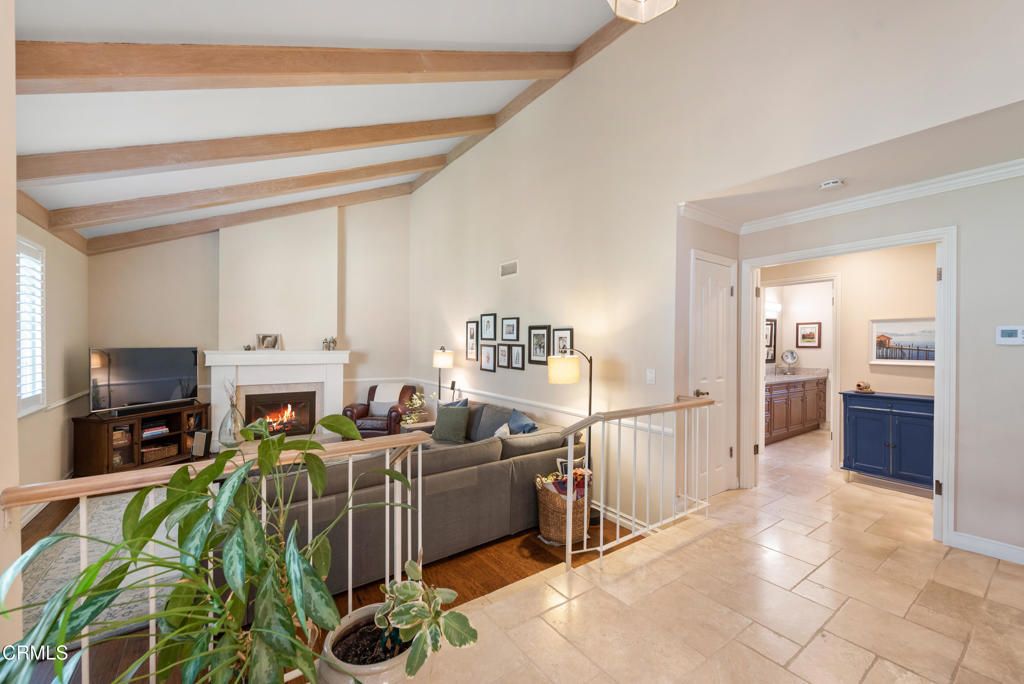 Fireplace, Interior, Living room, Wooden Beams