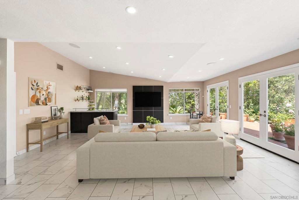 Interior, Living room, Marble, Recessed Lighting