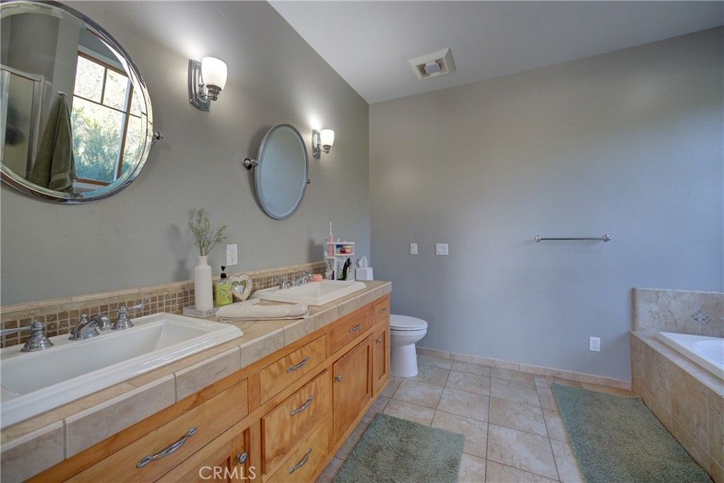 Bathroom, Dual Sink Vanities, Interior, Tile Countertops