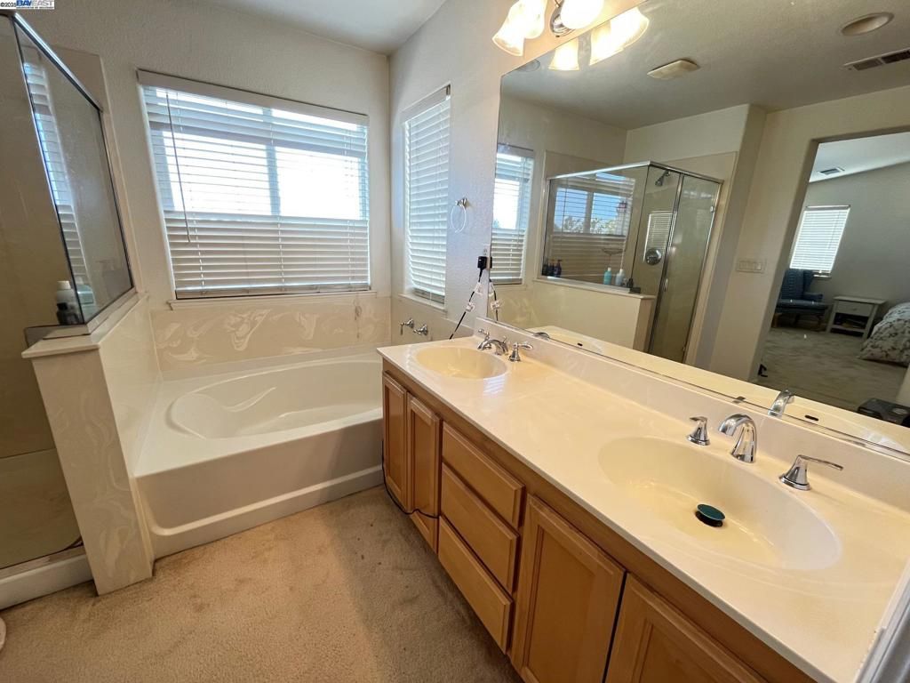 Bathroom, Dual Sink Vanities, Glass Shower, Interior