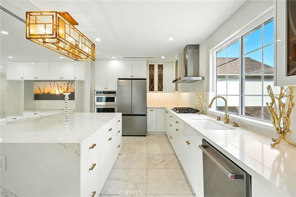 Interior, Kitchen, Recessed Lighting, Stainless Steel Appliances