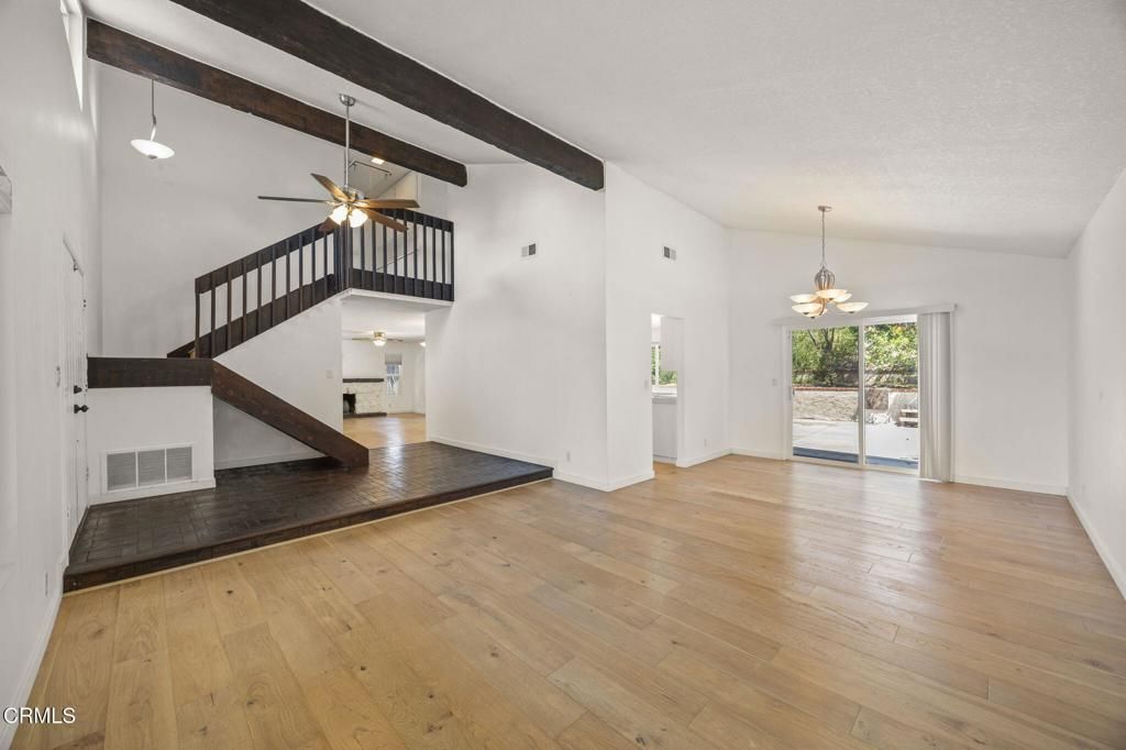 Interior, Pendant Lights, Wooden Beams, Wood Texture Flooring