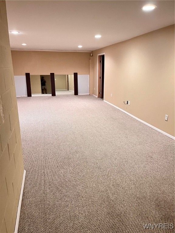 Empty room, Interior, Recessed Lighting