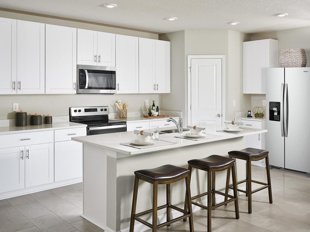 Interior, Kitchen, Recessed Lighting, Stainless Steel Appliances