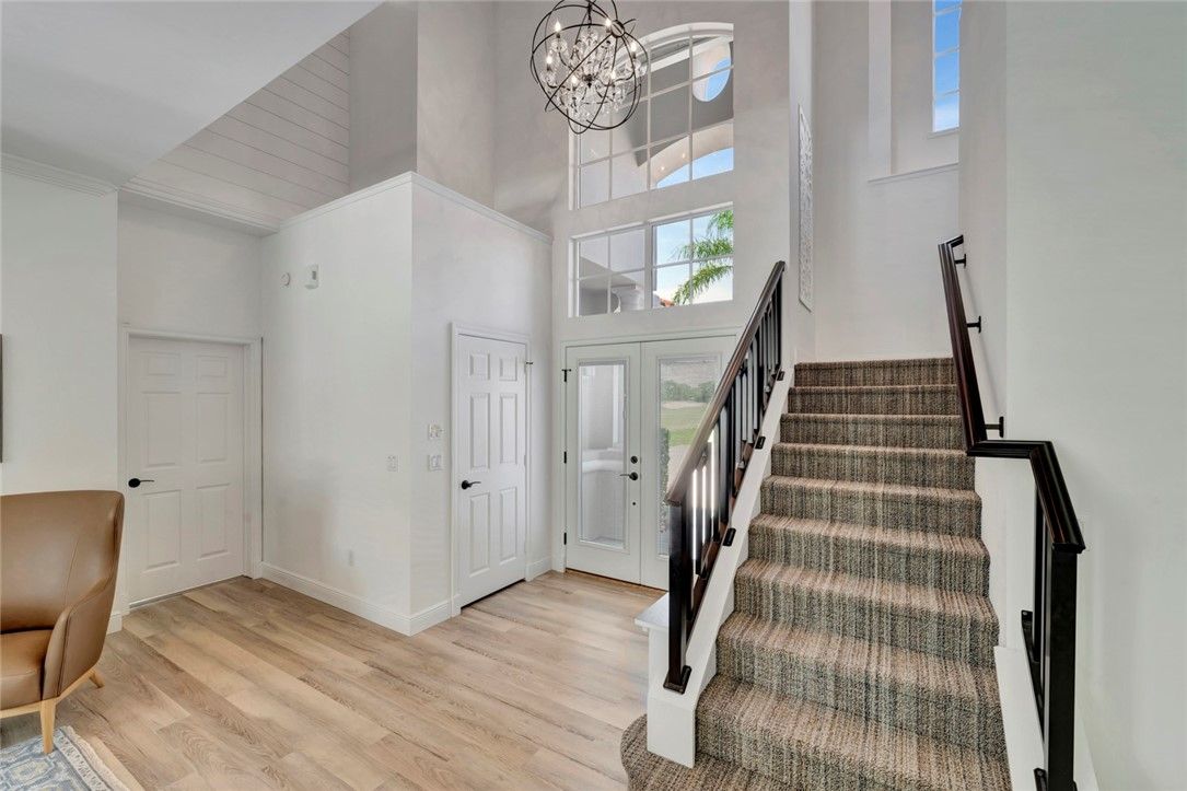 Chandelier, Interior, Wood Texture Flooring