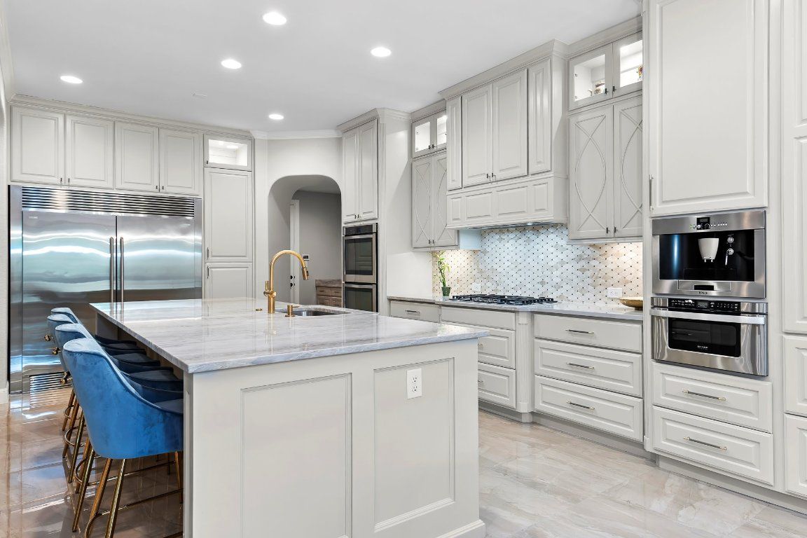 Interior, Kitchen, Recessed Lighting, Stainless Steel Appliances