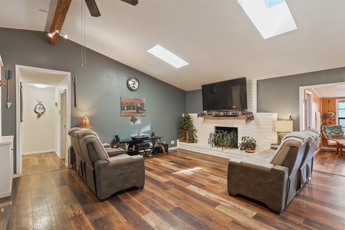 Fireplace, Interior, Living room, Wood Texture Flooring