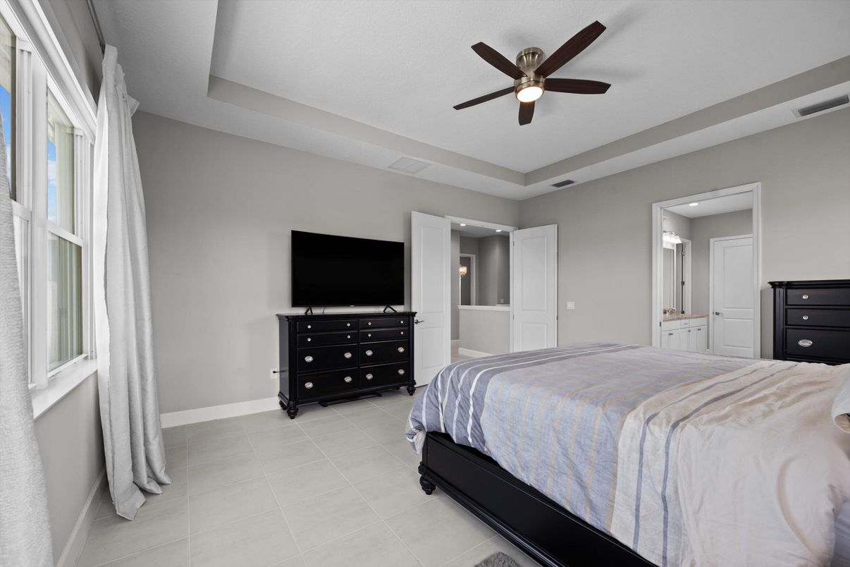 Bedroom, Interior, Recessed Lighting