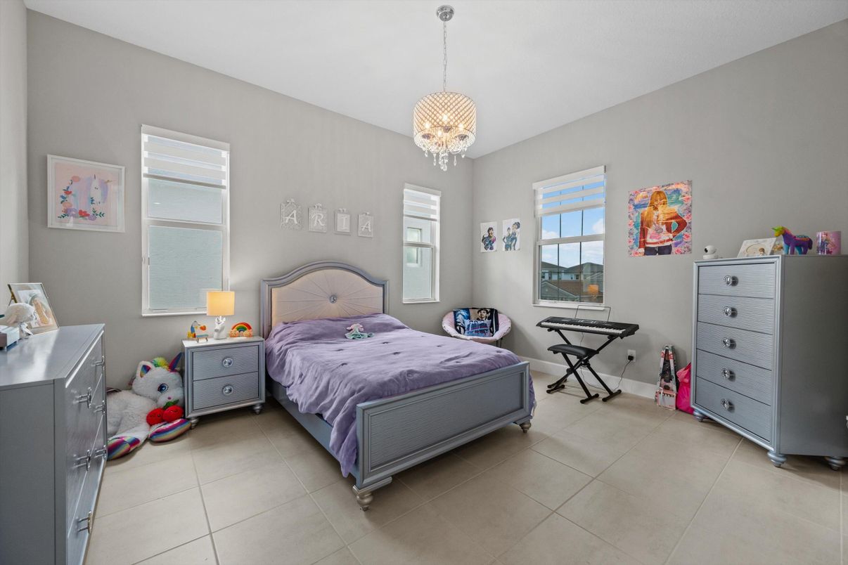 Bedroom, Interior, Pendant Lights