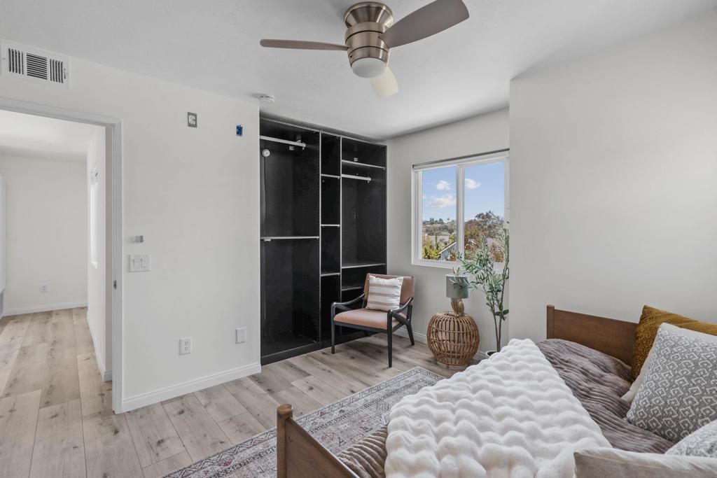 Bedroom, Interior, Wood Texture Flooring