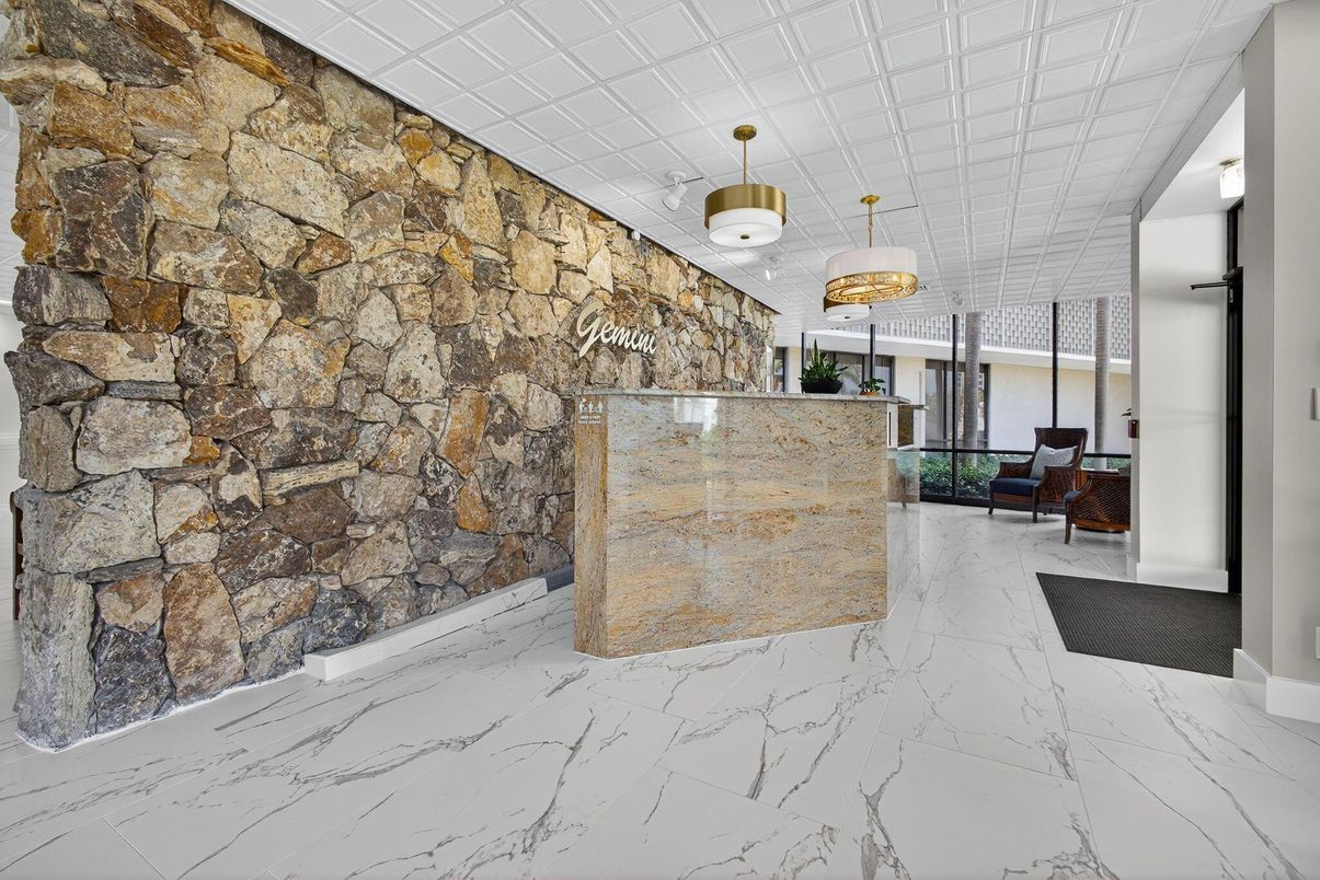 Interior, Marble, Pendant Lights, Stone Walls