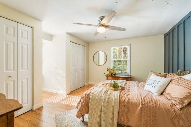 Bedroom, Interior, Wood Texture Flooring