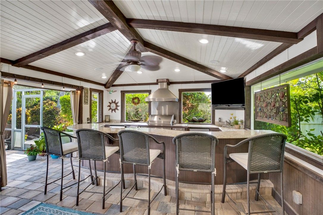 Interior, Recessed Lighting, Wooden Beams