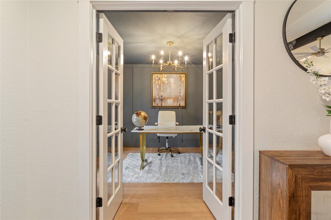 Home Office, Interior, Wood Texture Flooring