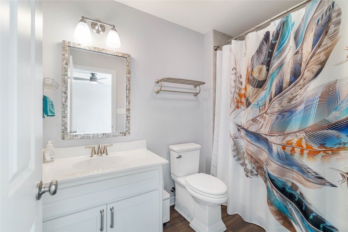 Bathroom, Interior, Wood Texture Flooring