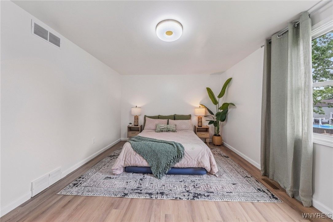 Bedroom, Interior, Wood Texture Flooring