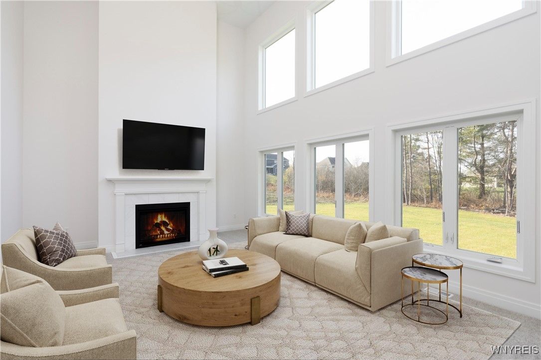 Fireplace, Interior, Living room