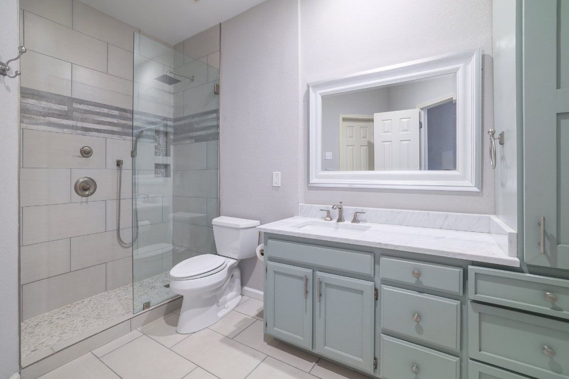 Bathroom, Glass Shower, Interior