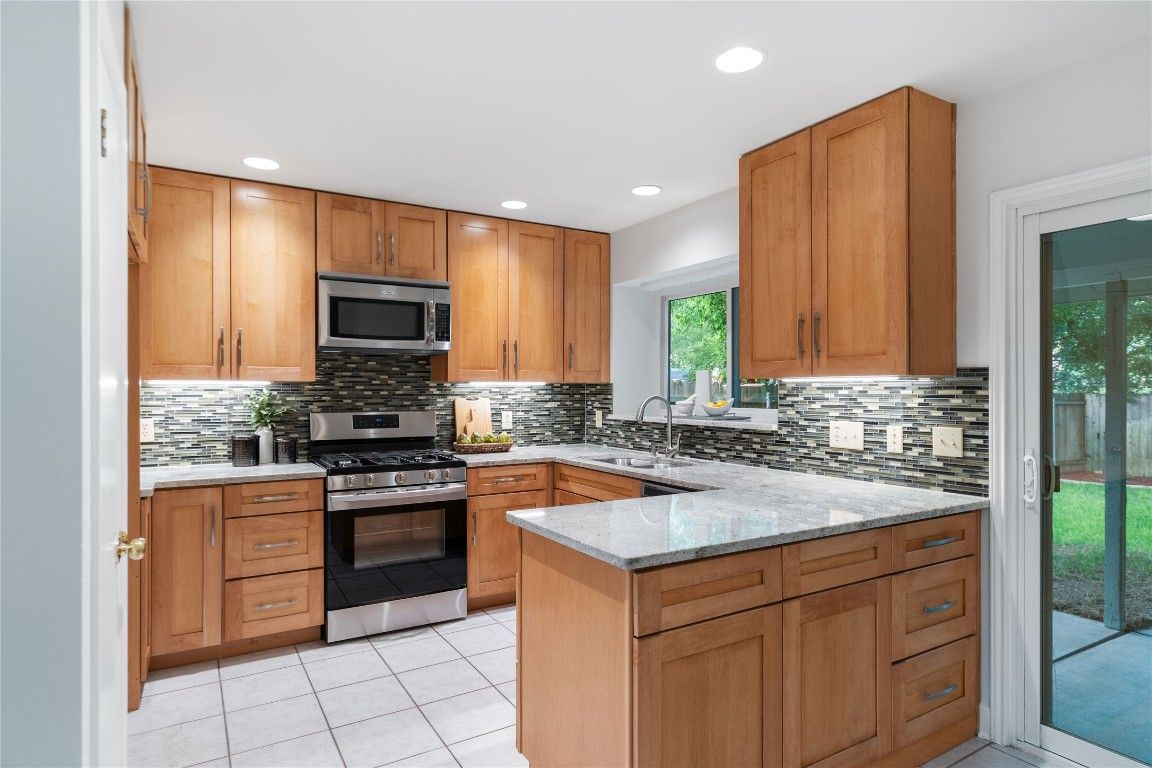 Interior, Kitchen, Recessed Lighting, Stainless Steel Appliances