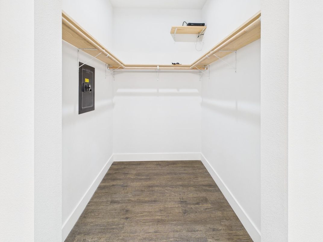 Interior, Walk-in Closets, Wood Texture Flooring