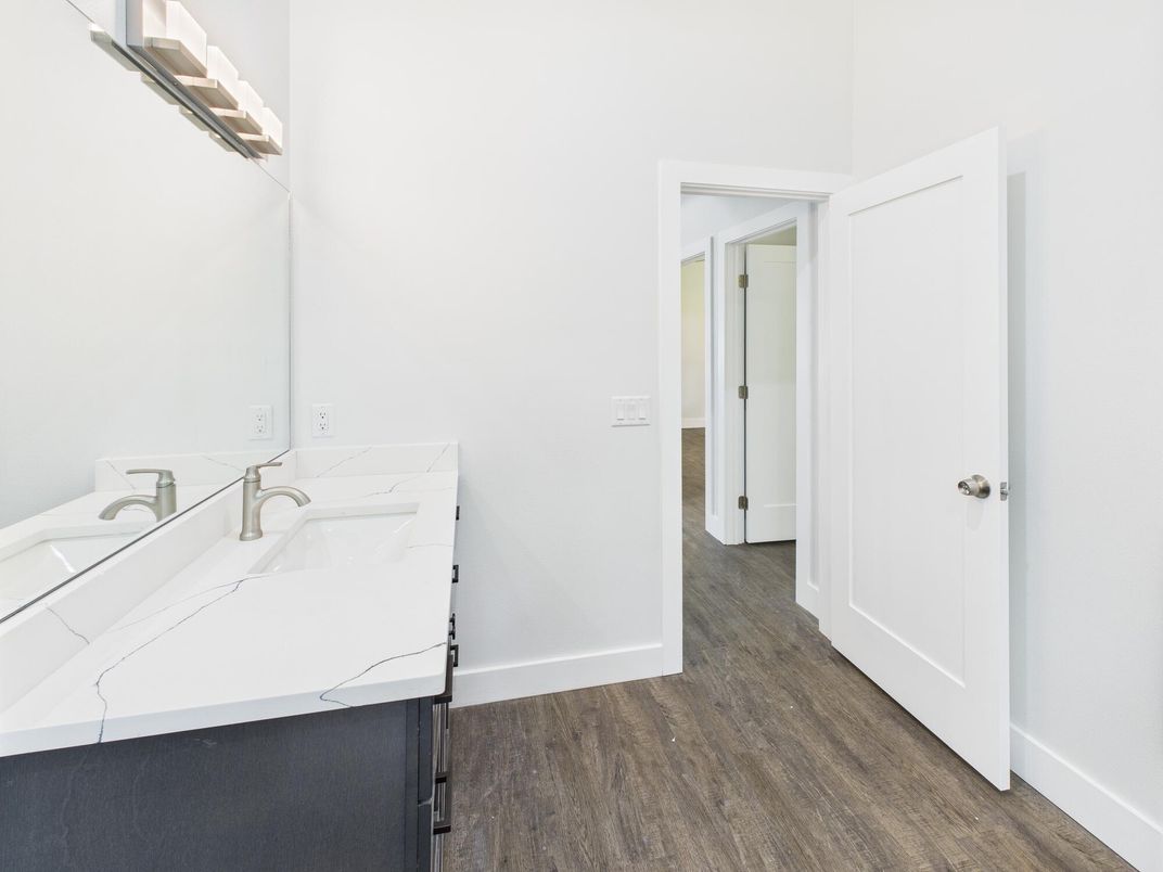 Bathroom, Interior, Wood Texture Flooring