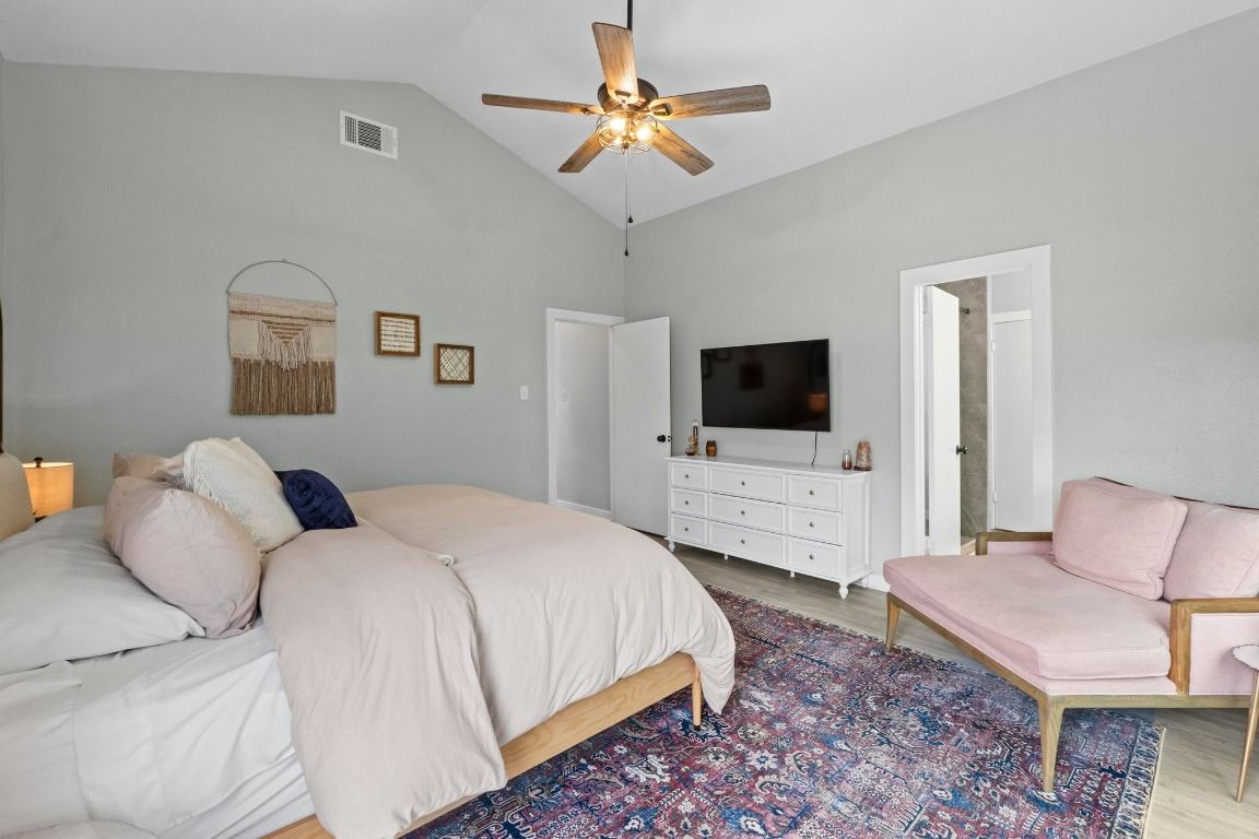 Bedroom, Interior, Wood Texture Flooring