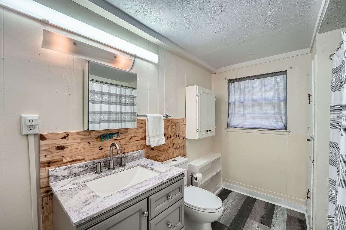 Bathroom, Interior, Wood Texture Flooring, Wooden Walls