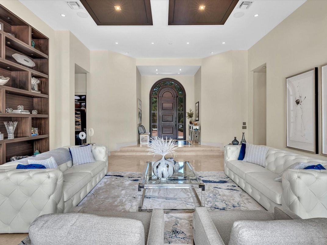 Interior, Living room, Recessed Lighting