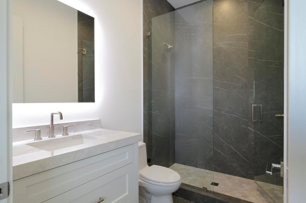 Bathroom, Glass Shower, Interior