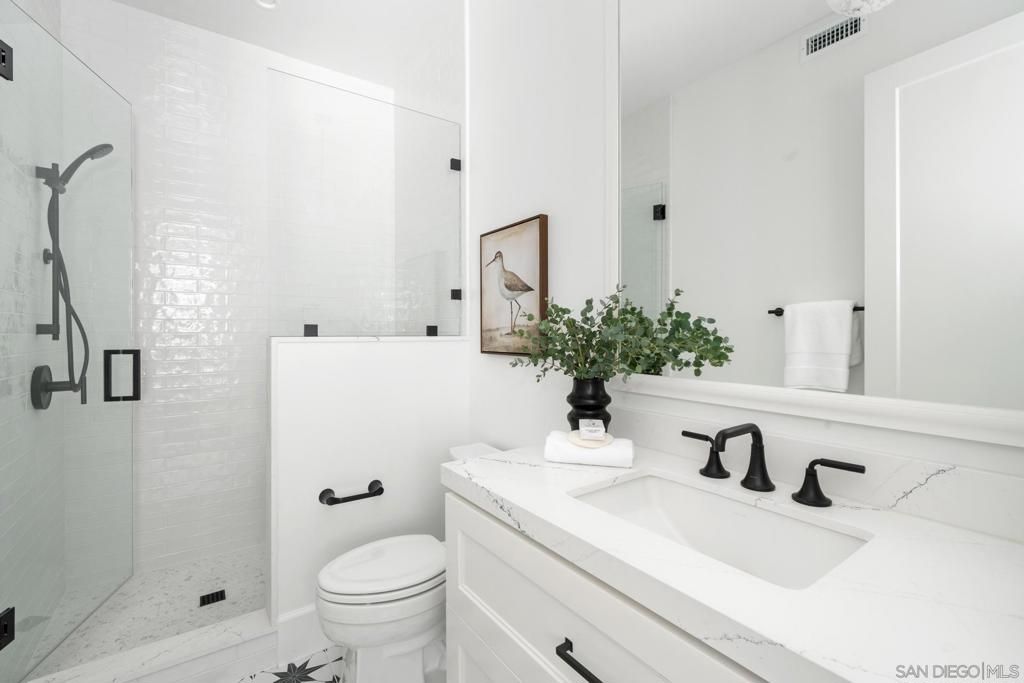 Bathroom, Glass Shower, Interior