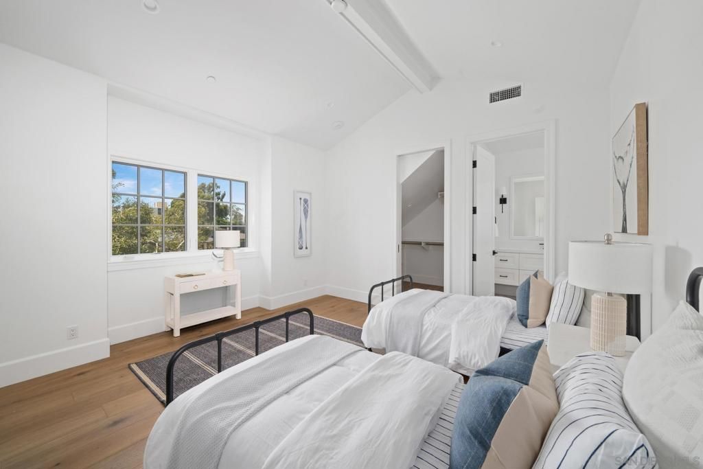 Bedroom, Interior, Wood Texture Flooring