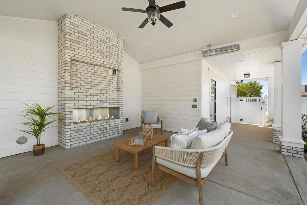 Fireplace, Interior, Stone Walls