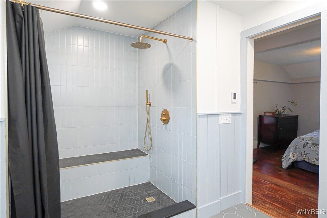 Bathroom, Interior, Wood Texture Flooring