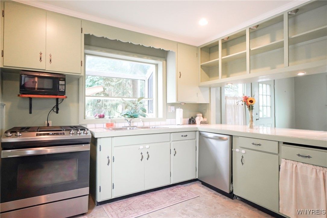 Interior, Kitchen, Recessed Lighting, Stainless Steel Appliances
