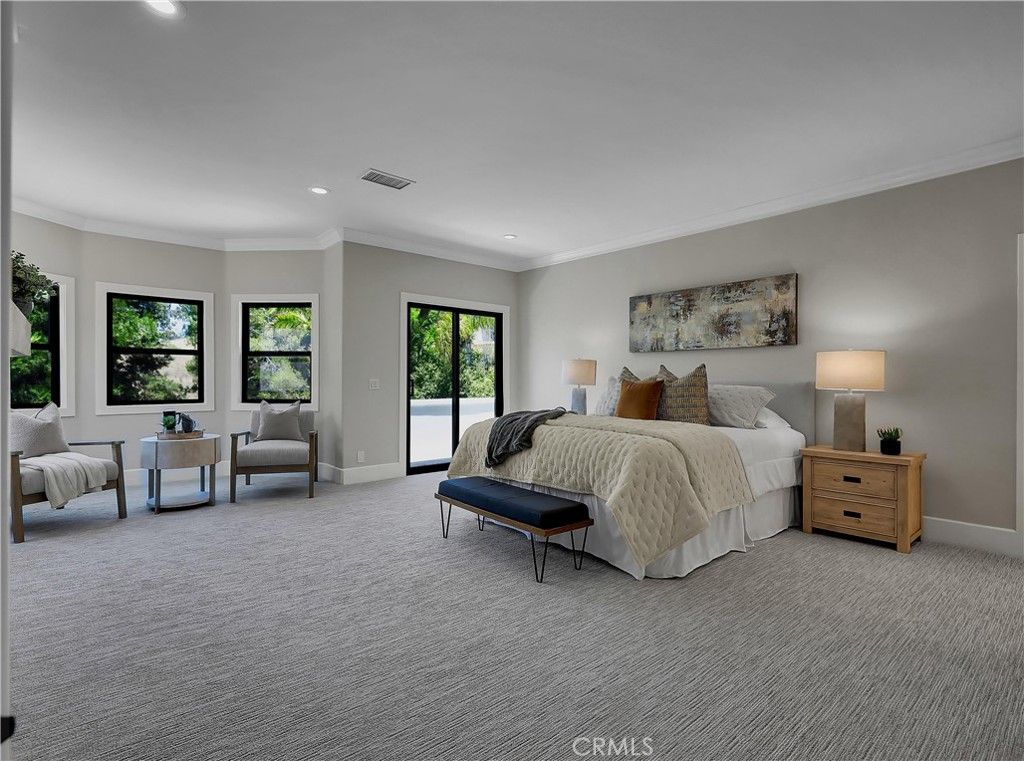 Bedroom, Interior, Recessed Lighting