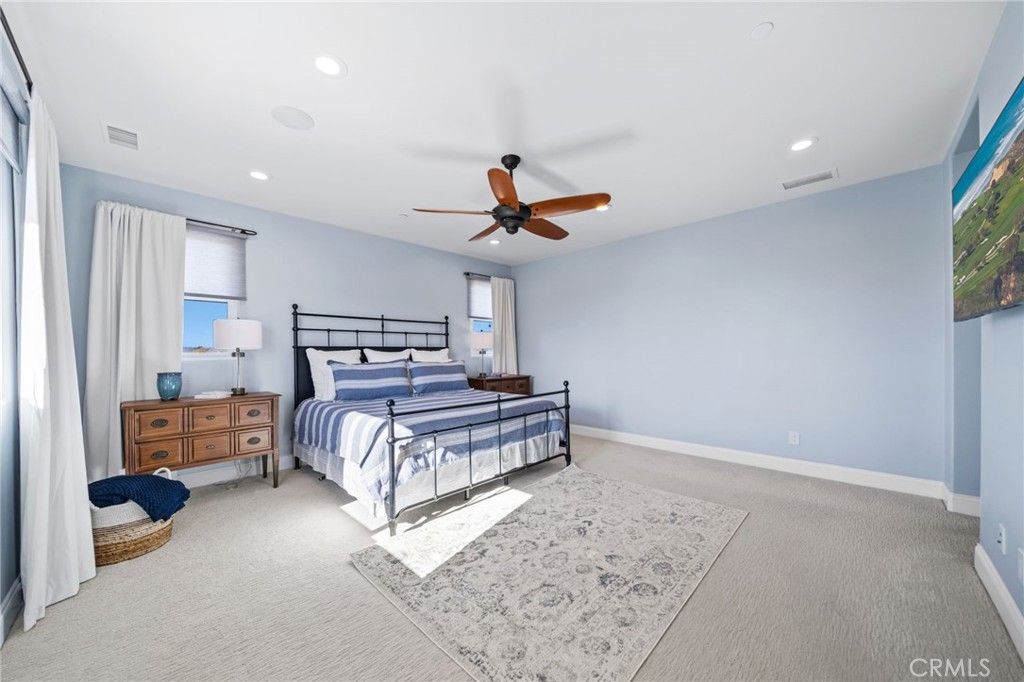 Bedroom, Interior, Recessed Lighting