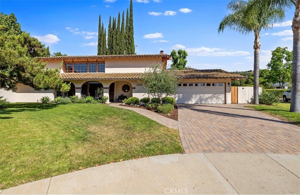 Attached, Backyard, Exterior, Facade, Mediterranean