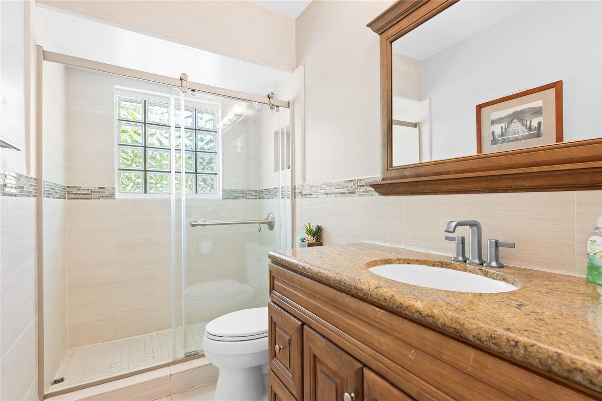 Bathroom, Glass Shower, Interior