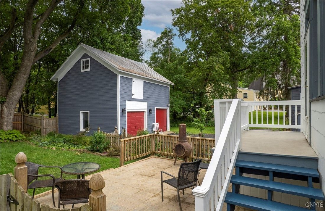 Backyard, Detached Garage, Exterior