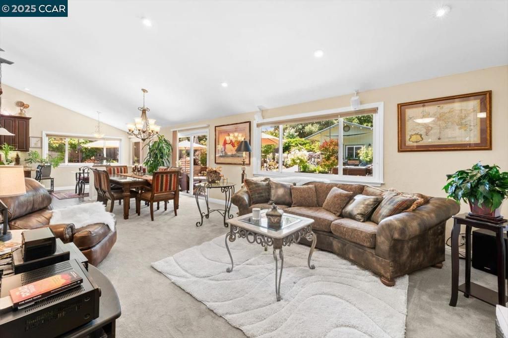 Chandelier, Dining room, Interior, Living room, Recessed Lighting