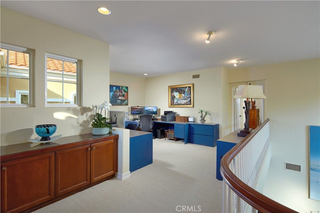 Home Office, Interior, Recessed Lighting